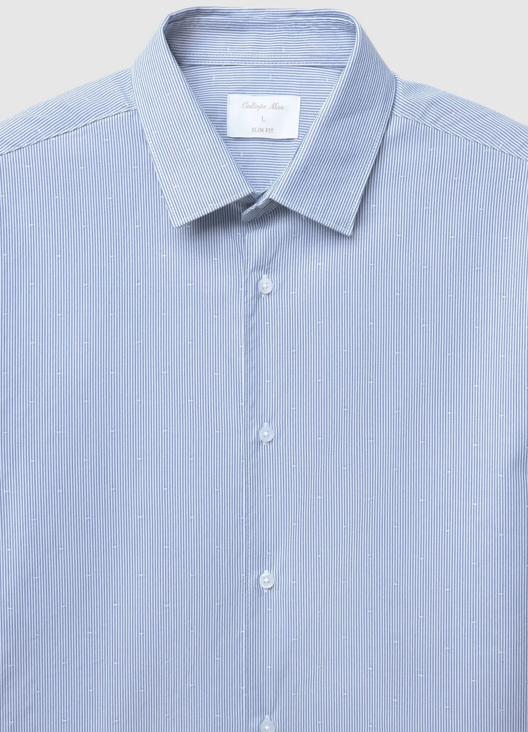 Calliope rayures losanges chemise homme coton bureau