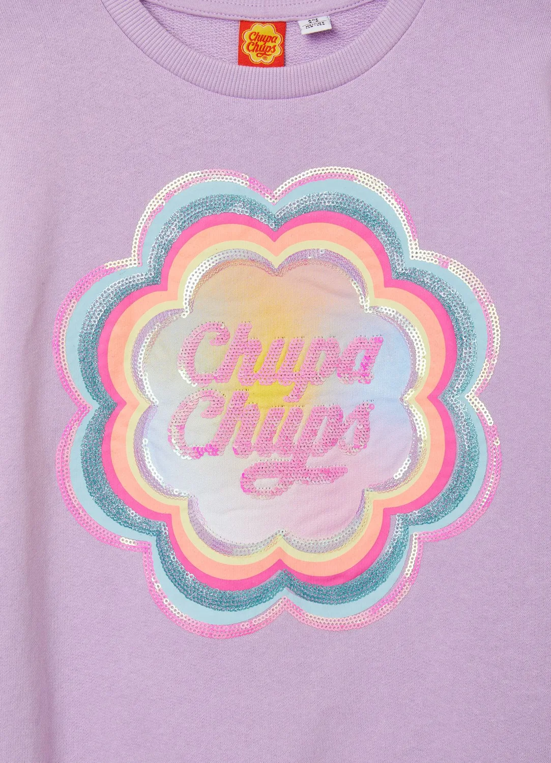Calliope sweat Chupa Chups fille coton col rond