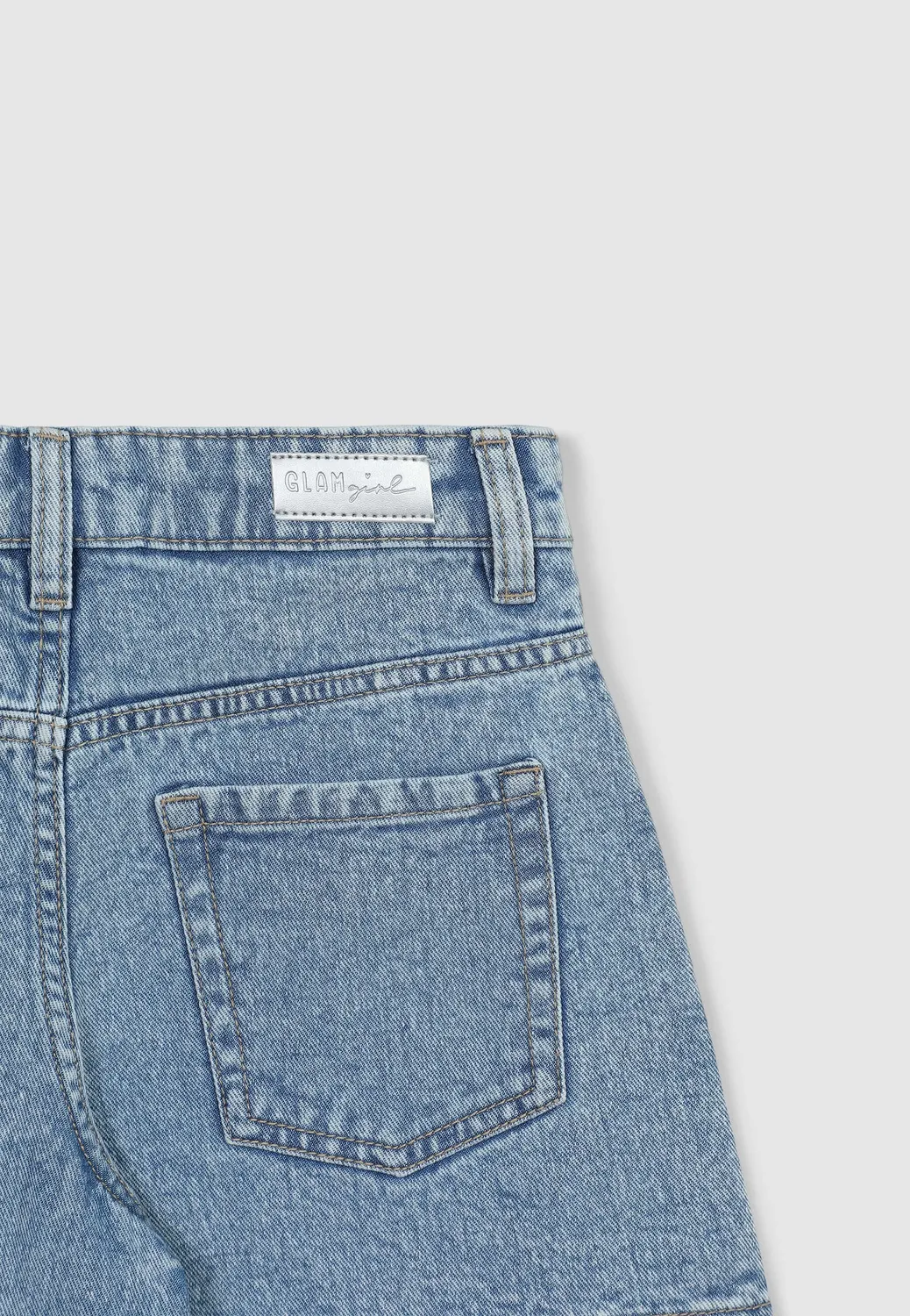 Calliope Jupe-culotte en denim jupe-short regular fille