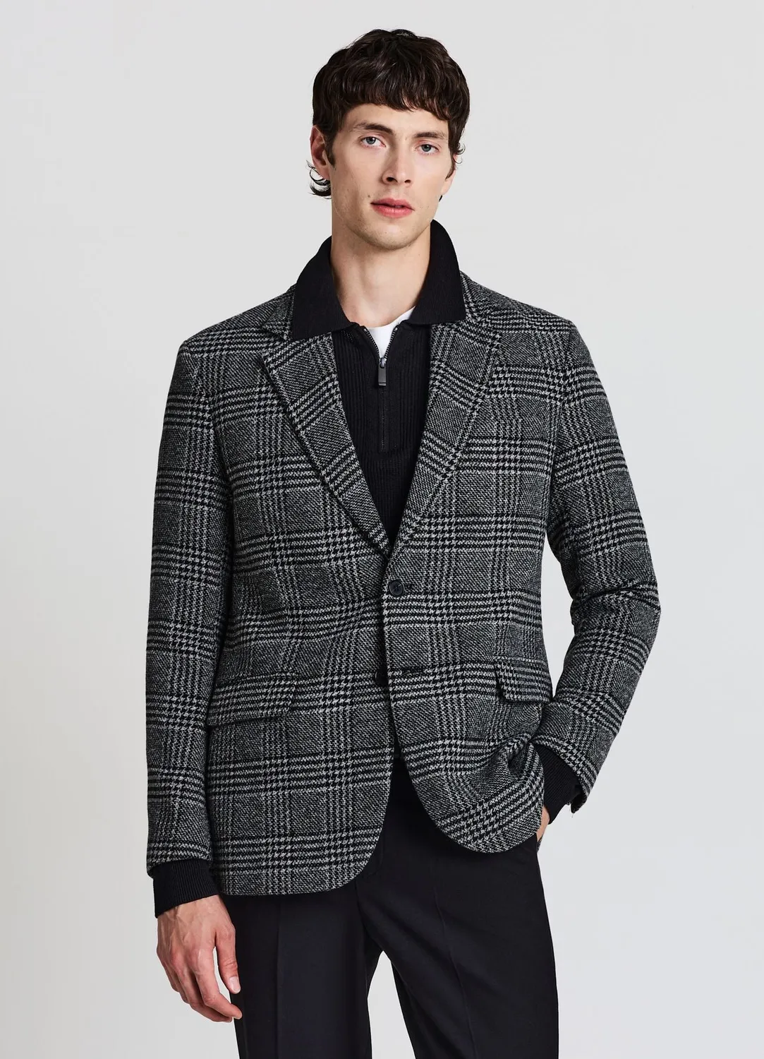 Calliope veste homme à carreaux deux boutons taille L