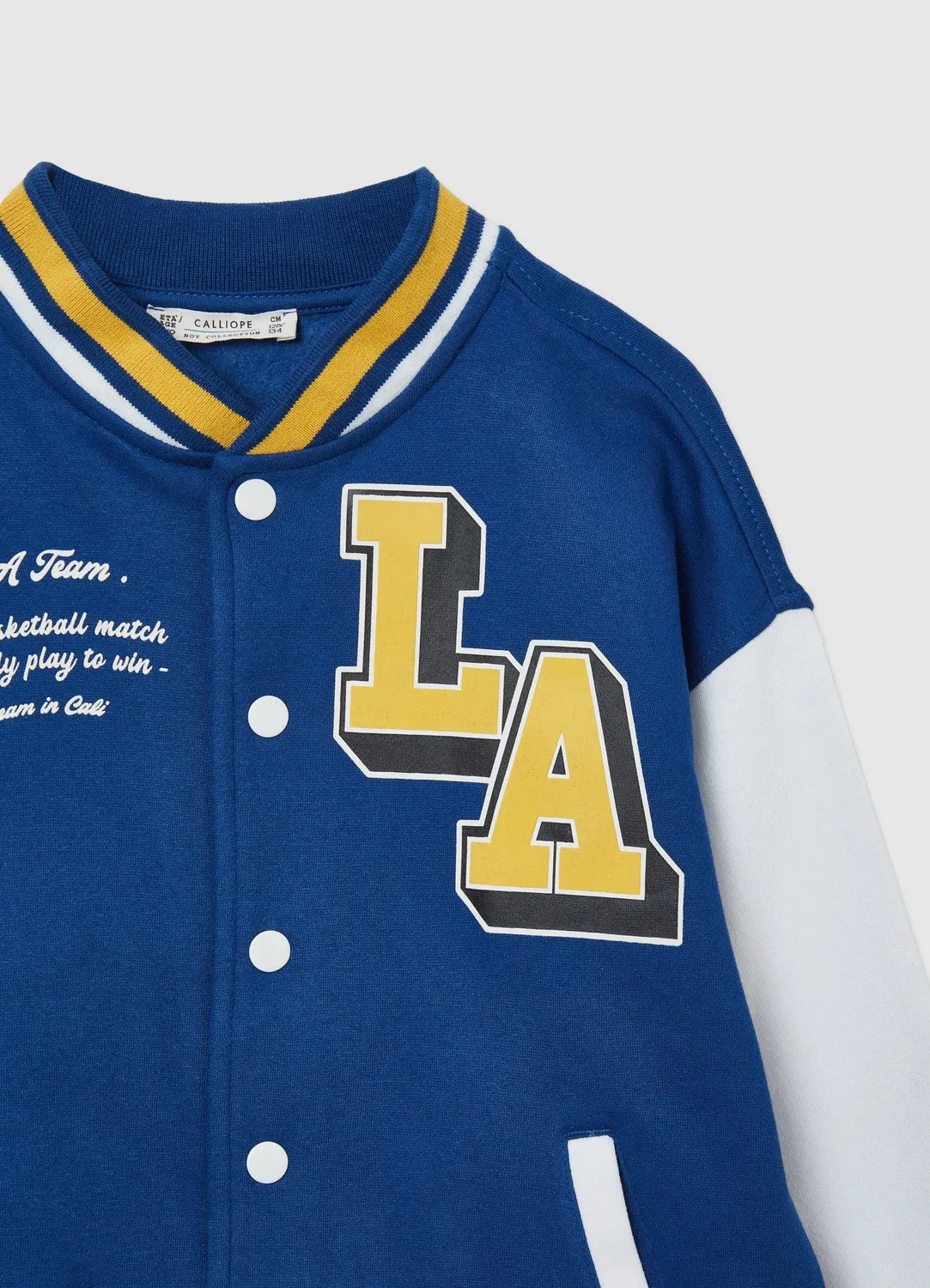 Calliope bomber college garçon imprimé