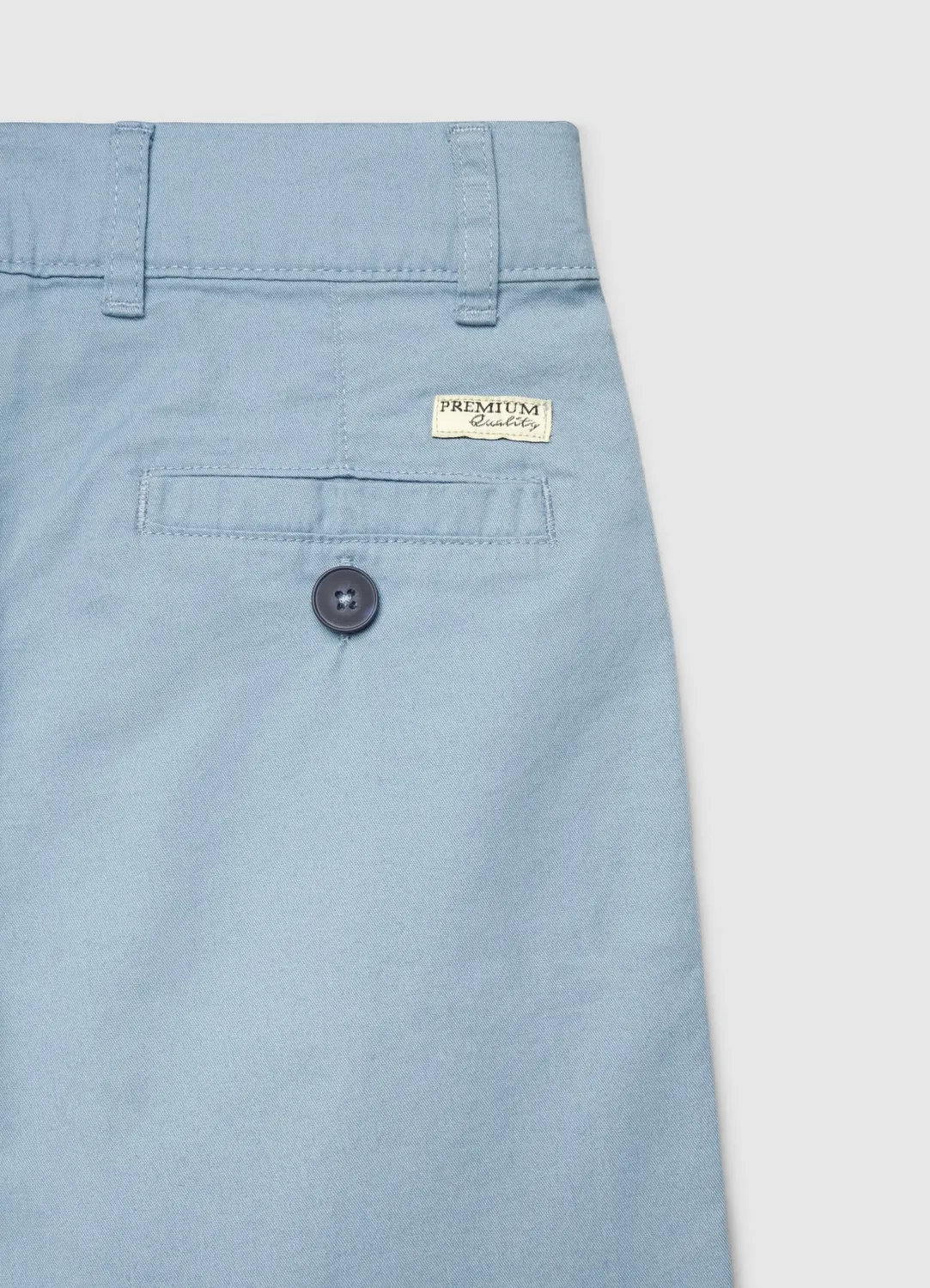 Calliope short chino garçon 8-9 ans uni classique