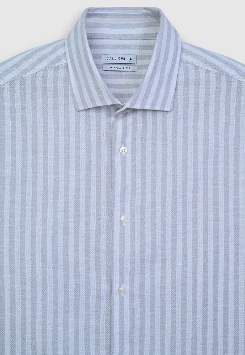 Calliope chemise rayée regular homme manches longues