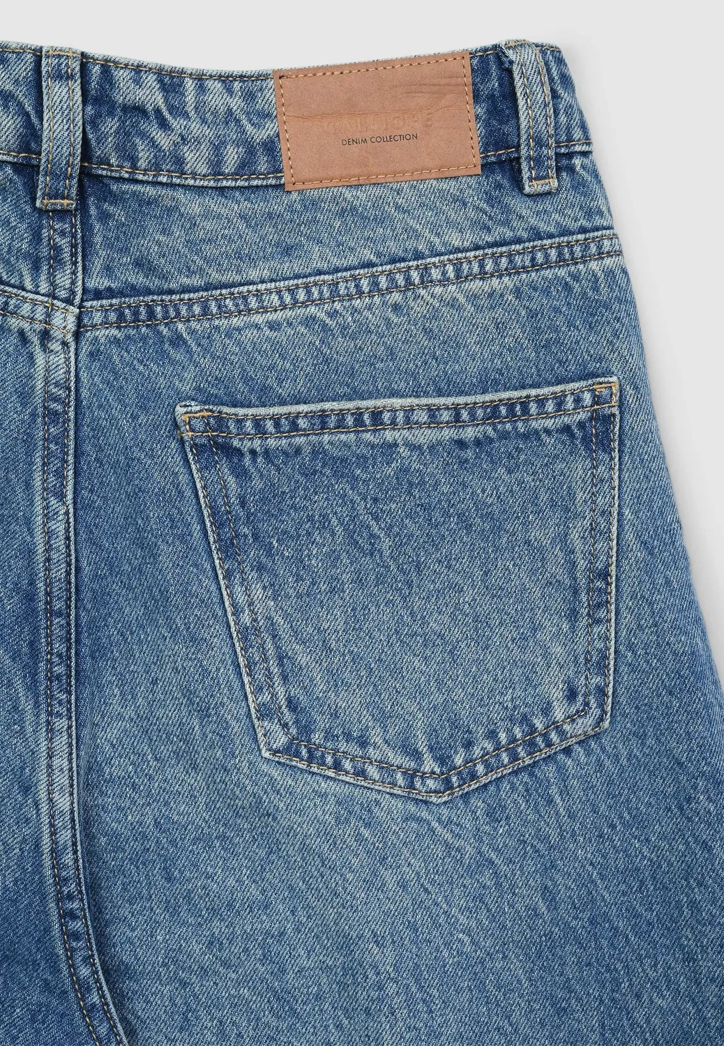 Calliope jean mom taille haute femme délavé