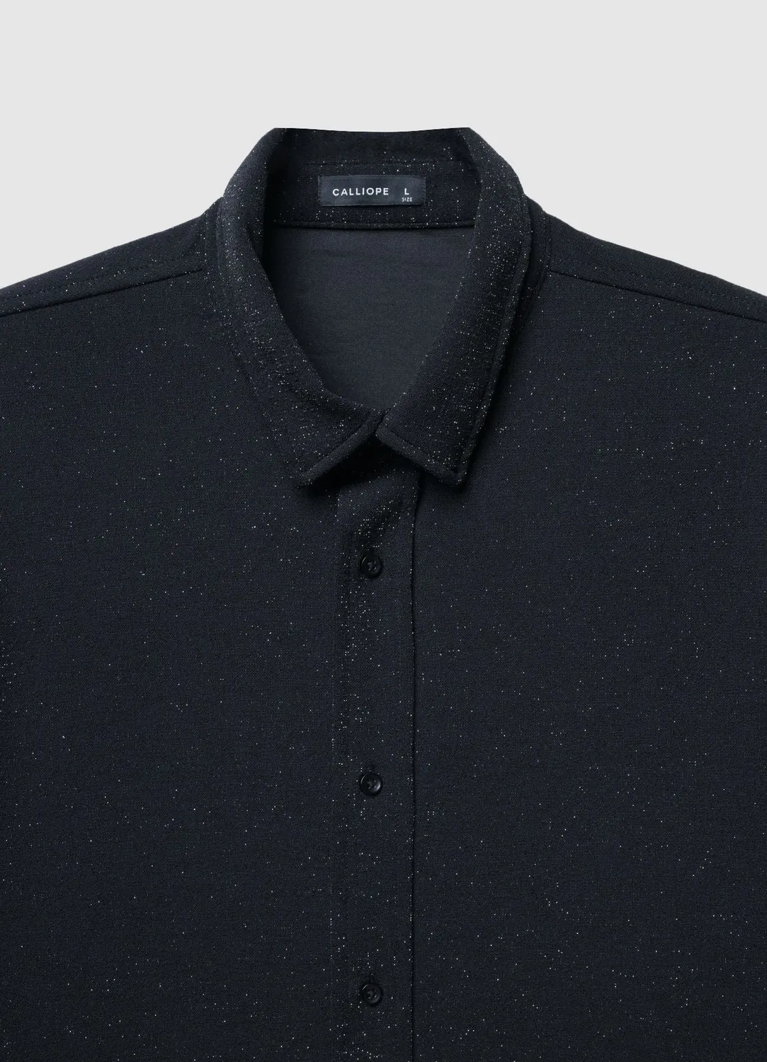 Calliope chemise brillante homme manches longues