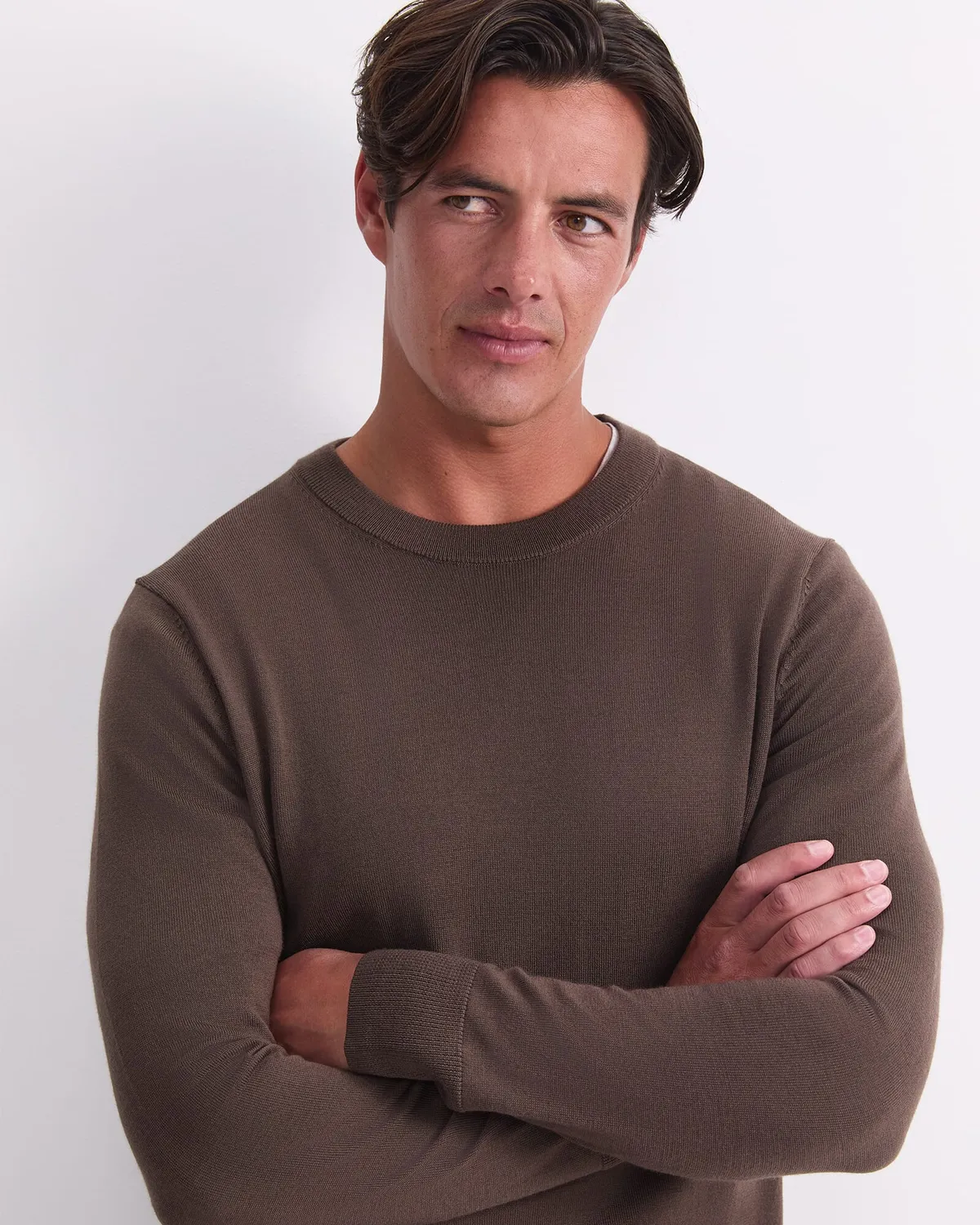 Sportscraft Merino Crew pull homme laine