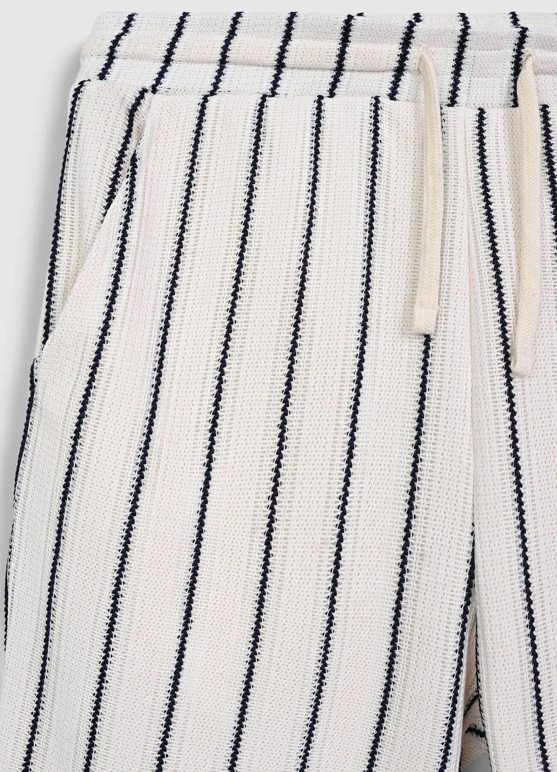 Calliope rayures short sport homme à cordon