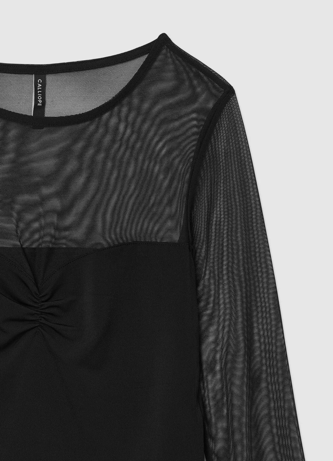 Calliope t-shirt tulle femme manches longues