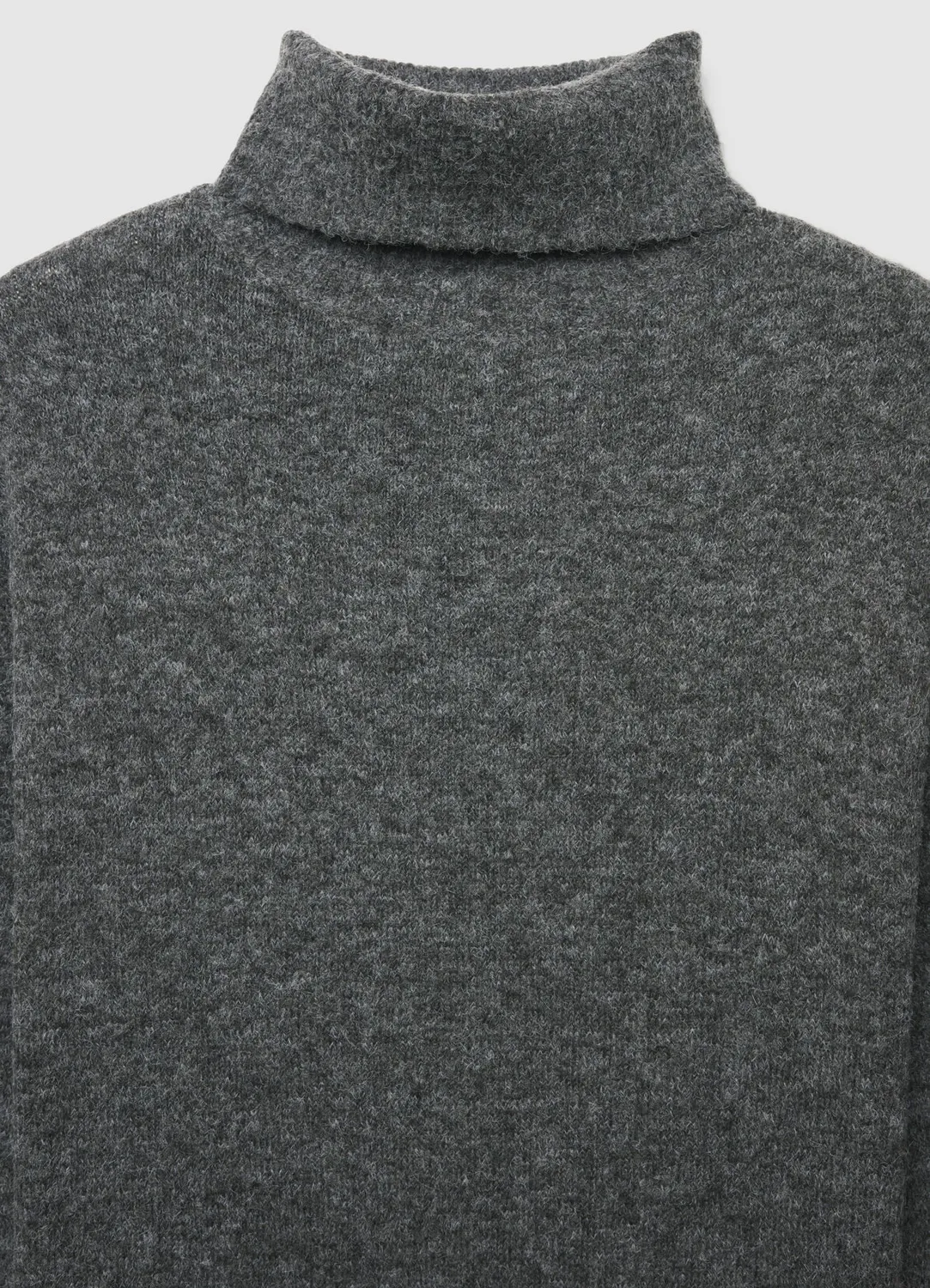 Calliope Atelier robe pull col roulé maille