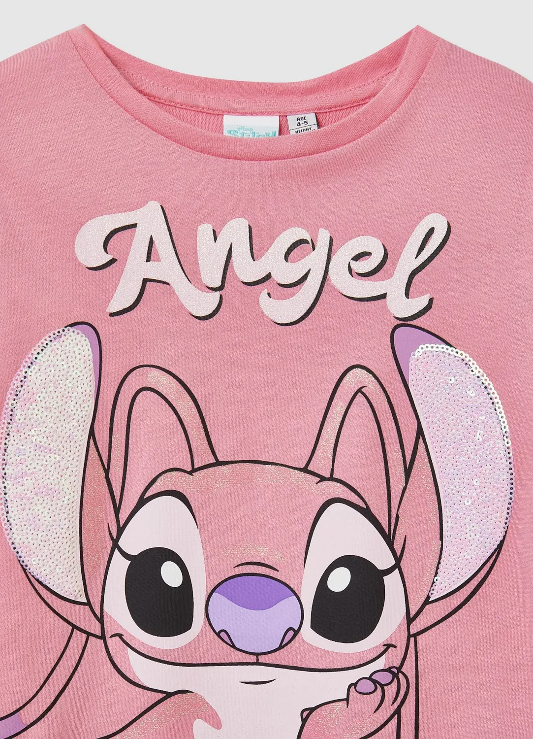 Calliope t-shirt Angel Disney fille paillettes
