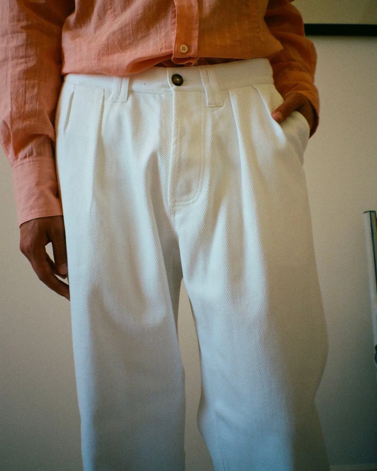 Erevan Walter Siwa White pantalon blanc