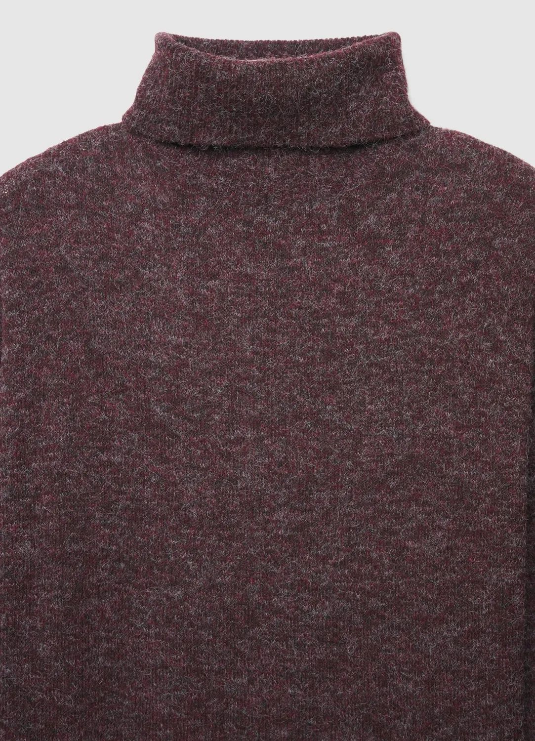 Calliope robe pull femme col roulé maille unie
