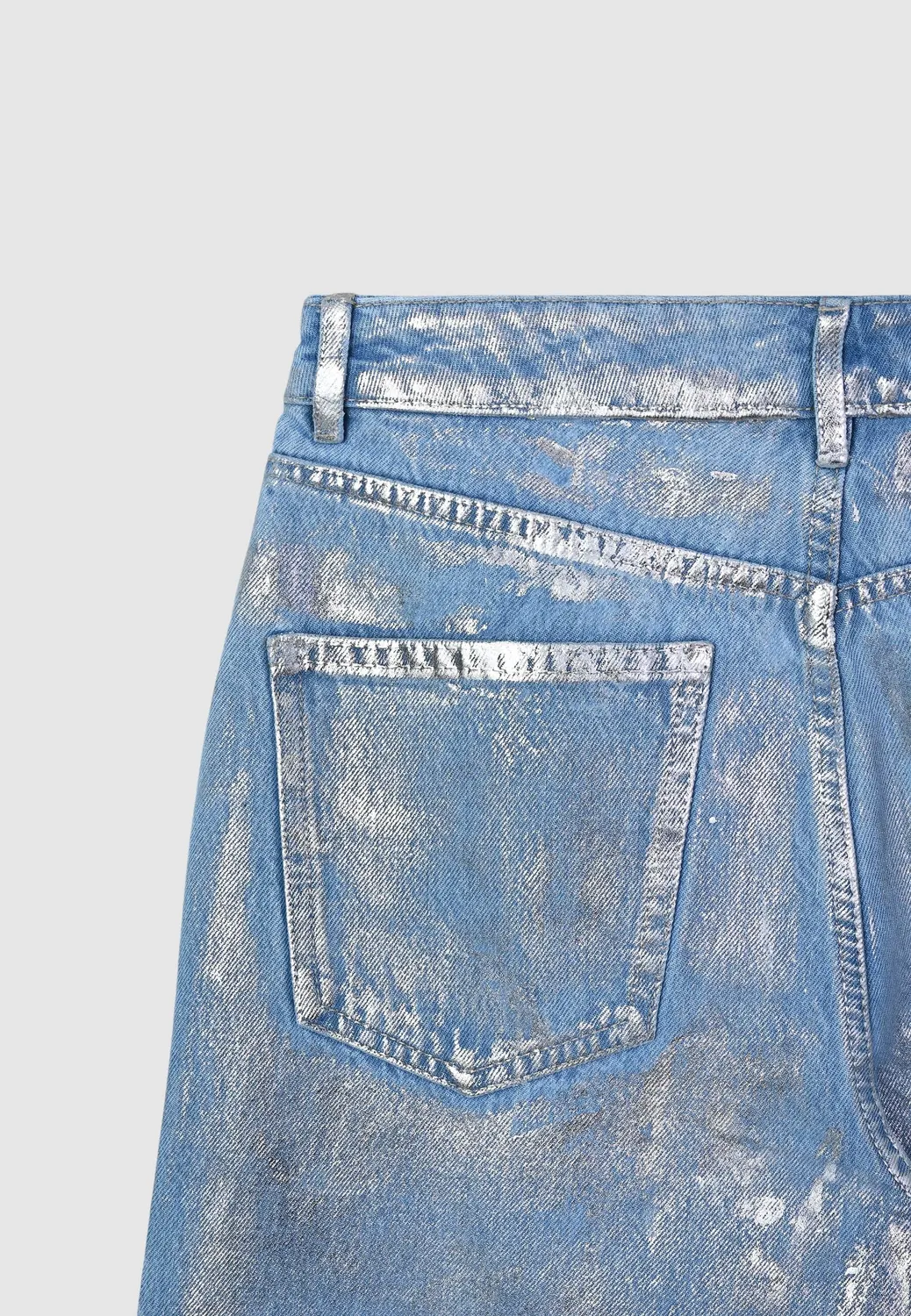 Calliope jean straight femme effet enduit 42