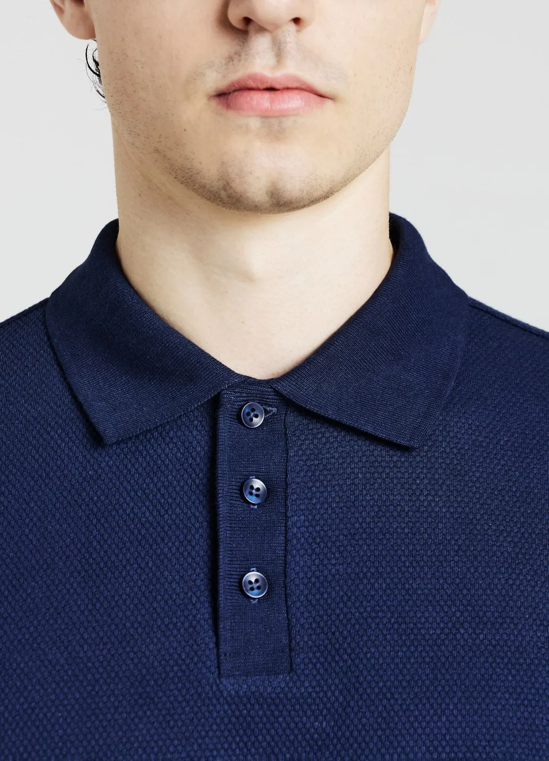 Calliope Polo 3 Boutons polo homme coton uni