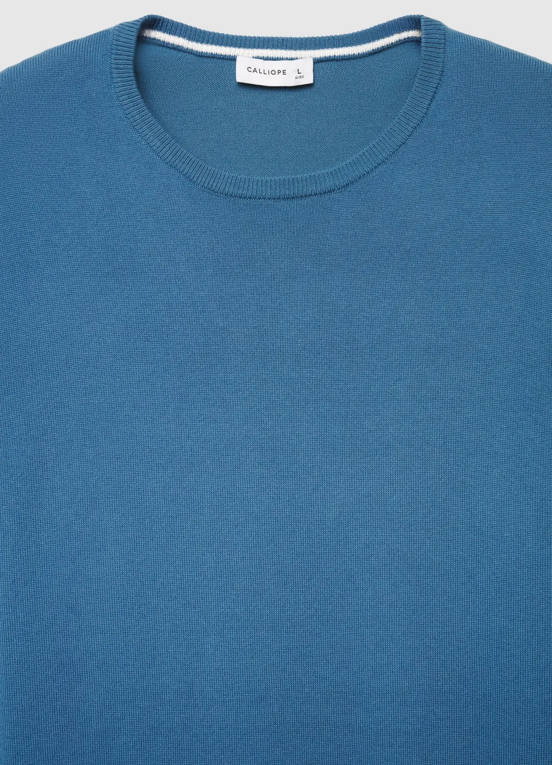 Calliope Pull col rond homme uni manches longues