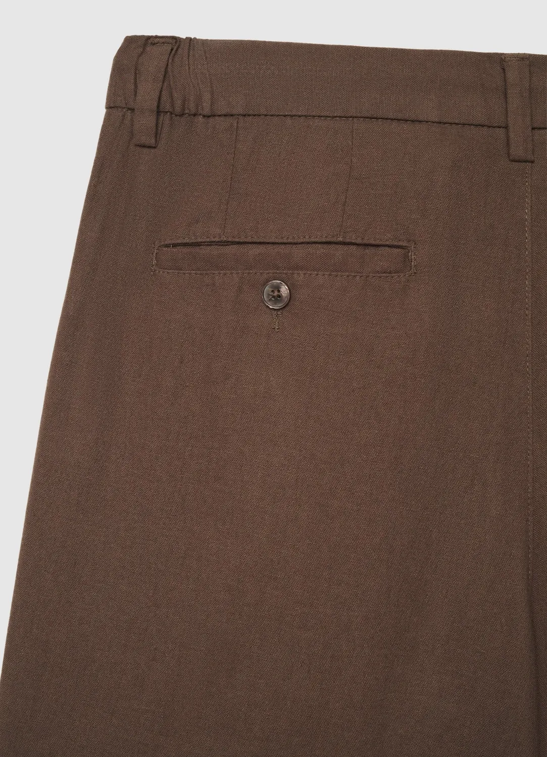 Calliope bermuda homme lin uni cordon taille 48
