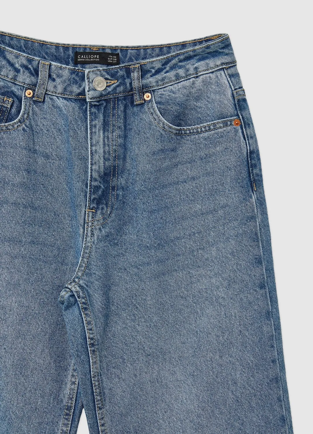 Calliope Wide Leg Jean Femme Taille Haute