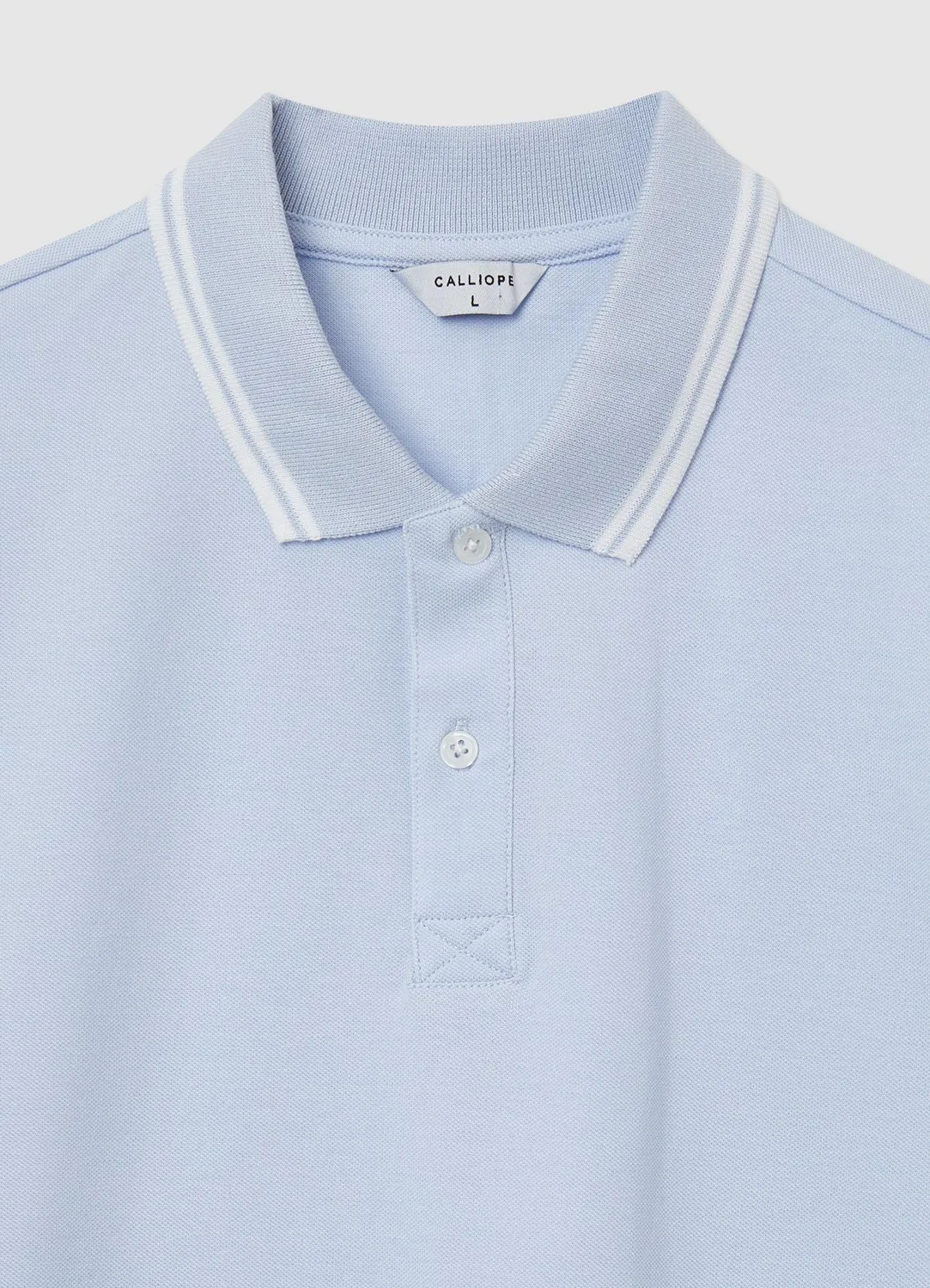 Calliope polo homme profils contraste coton