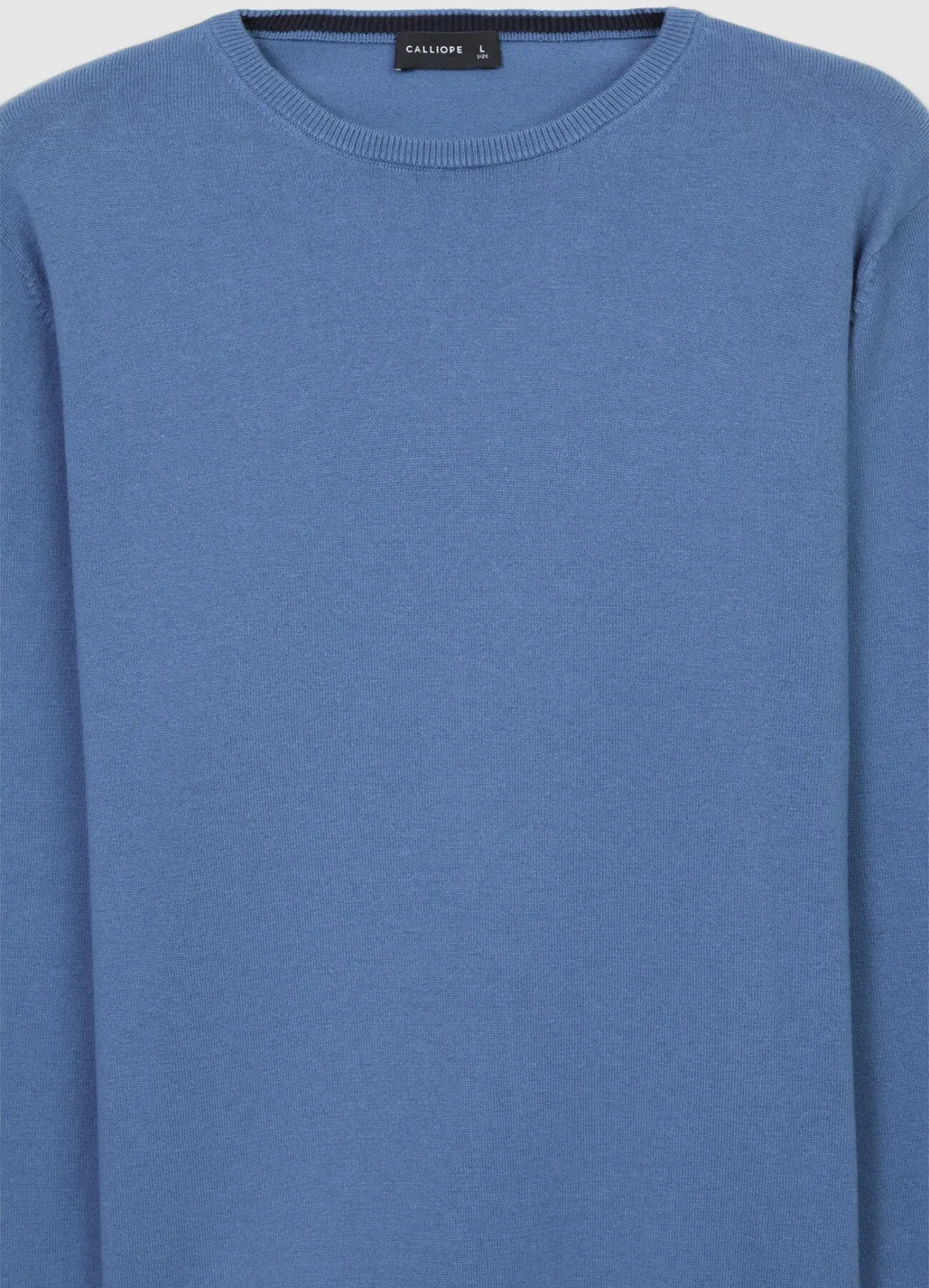 Calliope pull col rond contraste homme