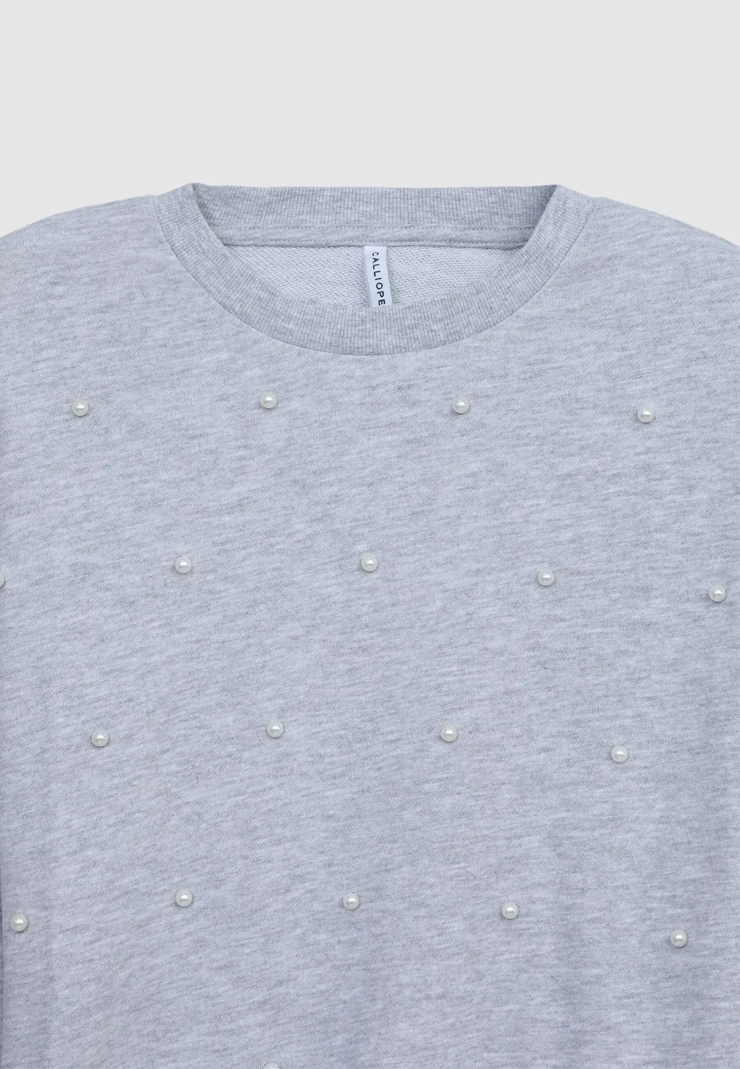 Calliope sweat perles femme col rond