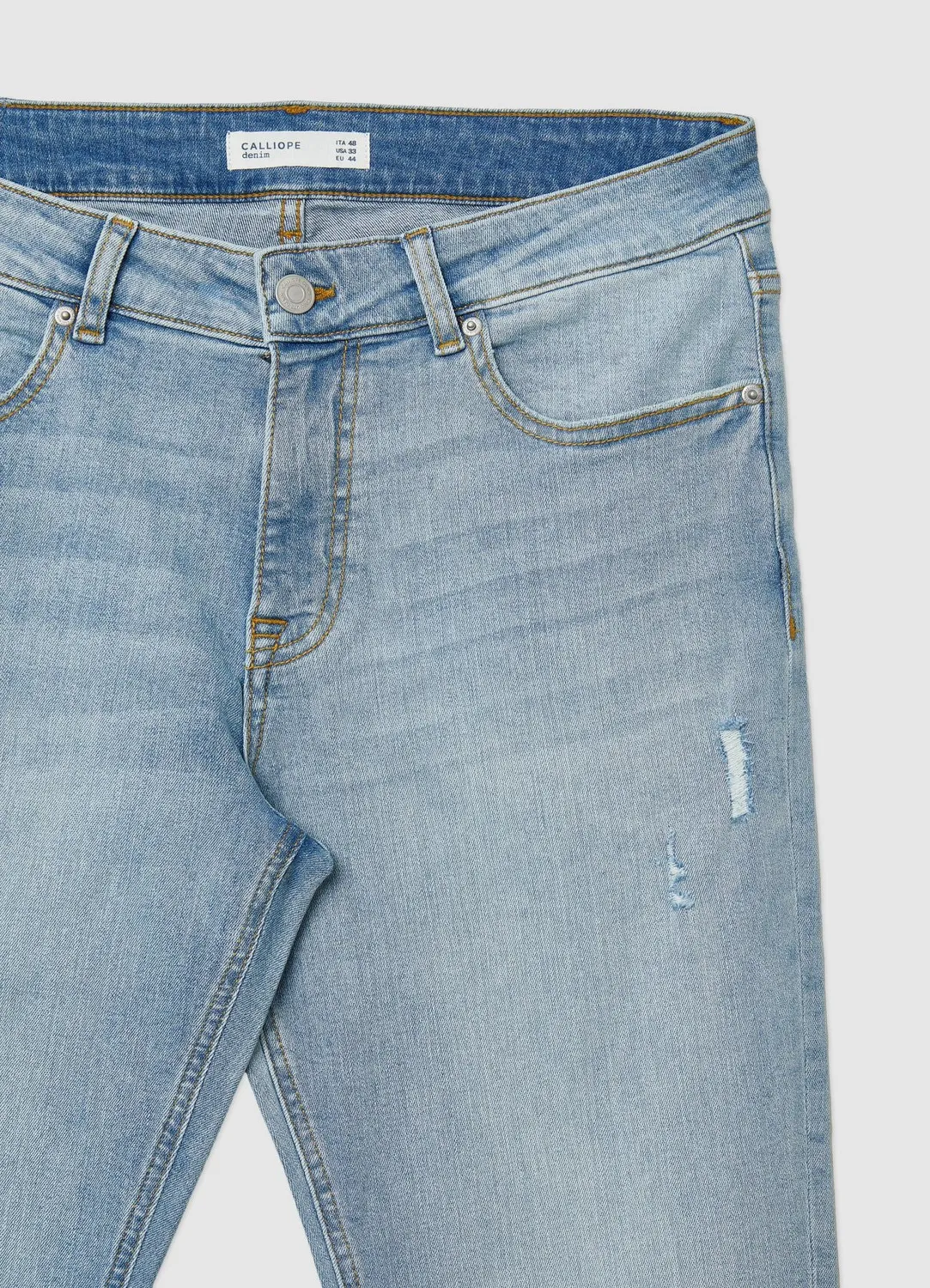 Calliope jean skinny homme déchiré uni