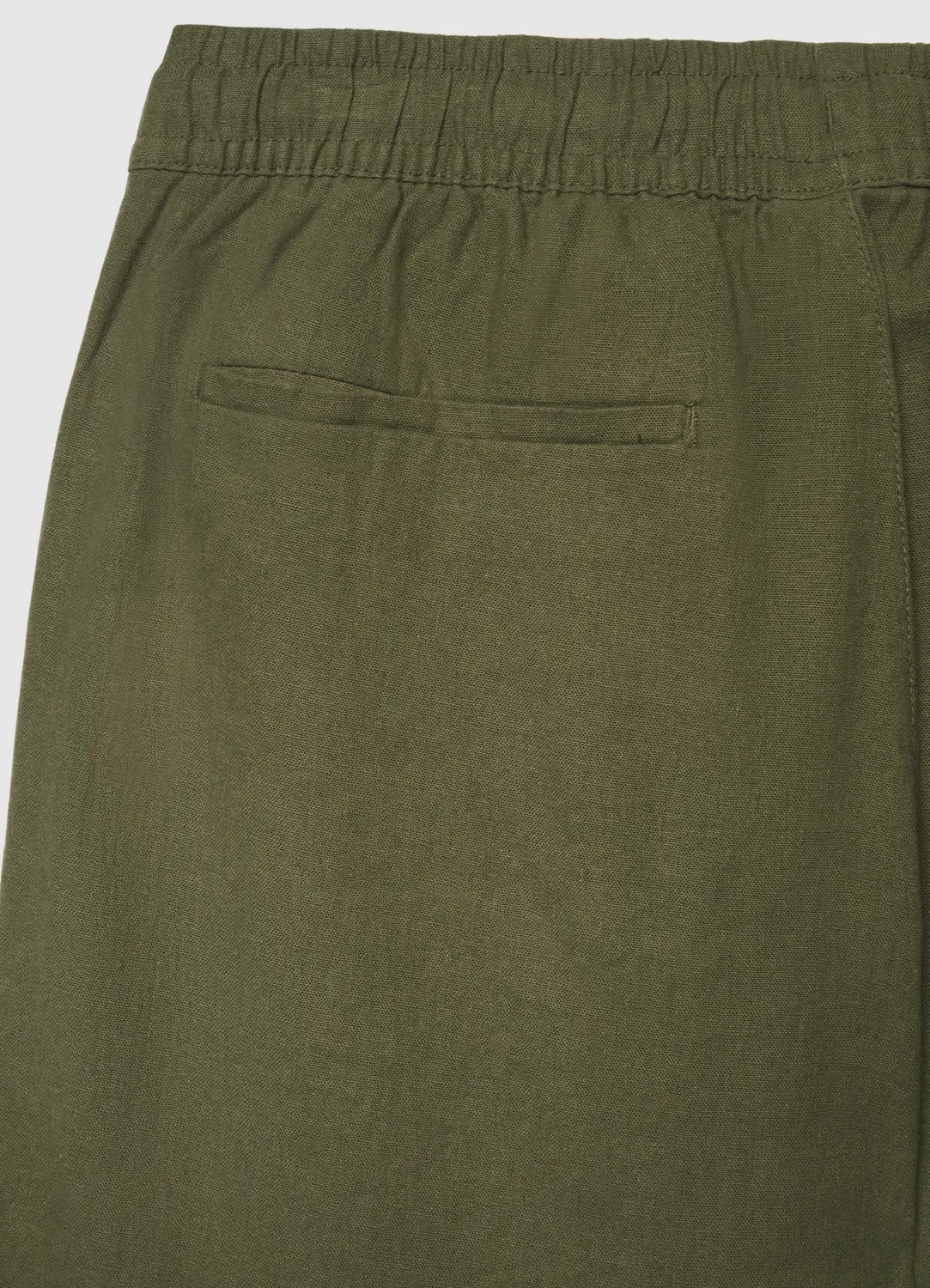 Calliope pantalon jogger homme lin uni taille élastique