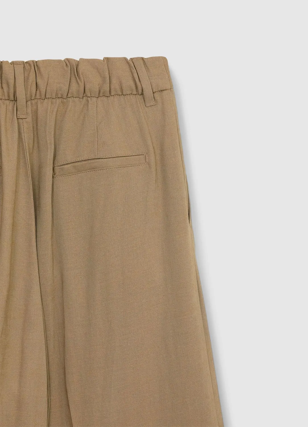 Calliope pantalon palazzo femme mélange lin