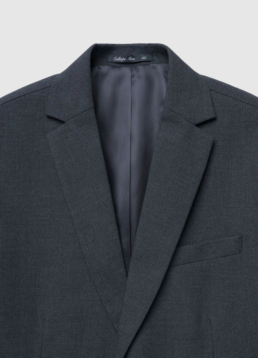 Calliope veste homme monopetto micro-motifs bureau