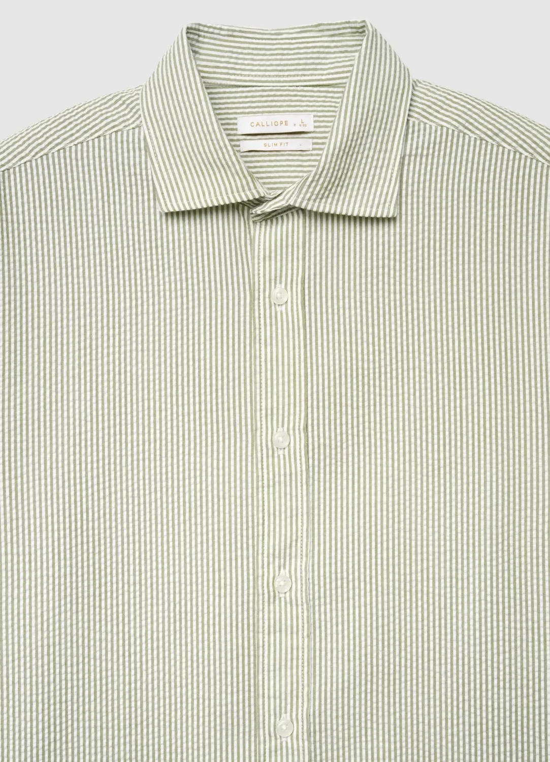 Calliope chemise slim rayée homme manches longues