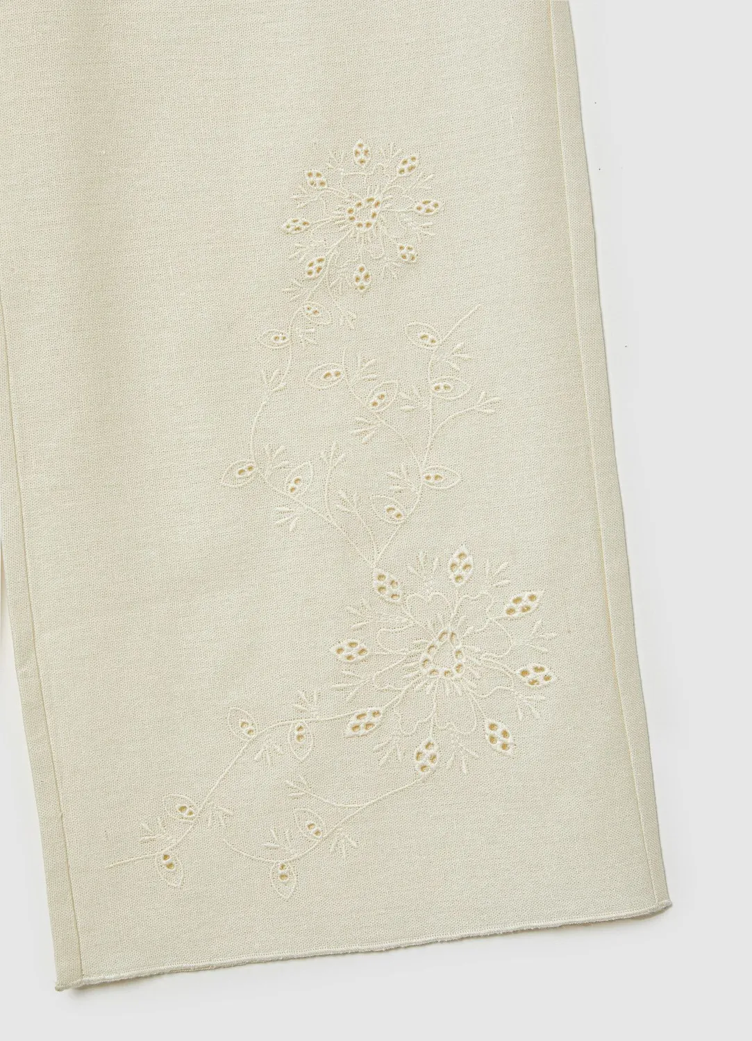 Calliope pantalon palazzo brodé femme