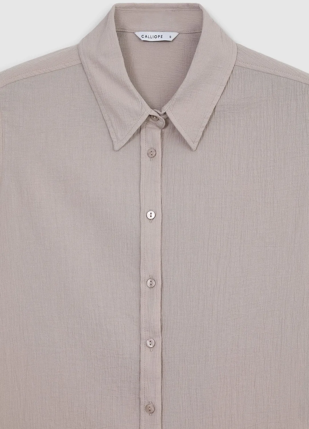Calliope chemise classique coton femme manches longues