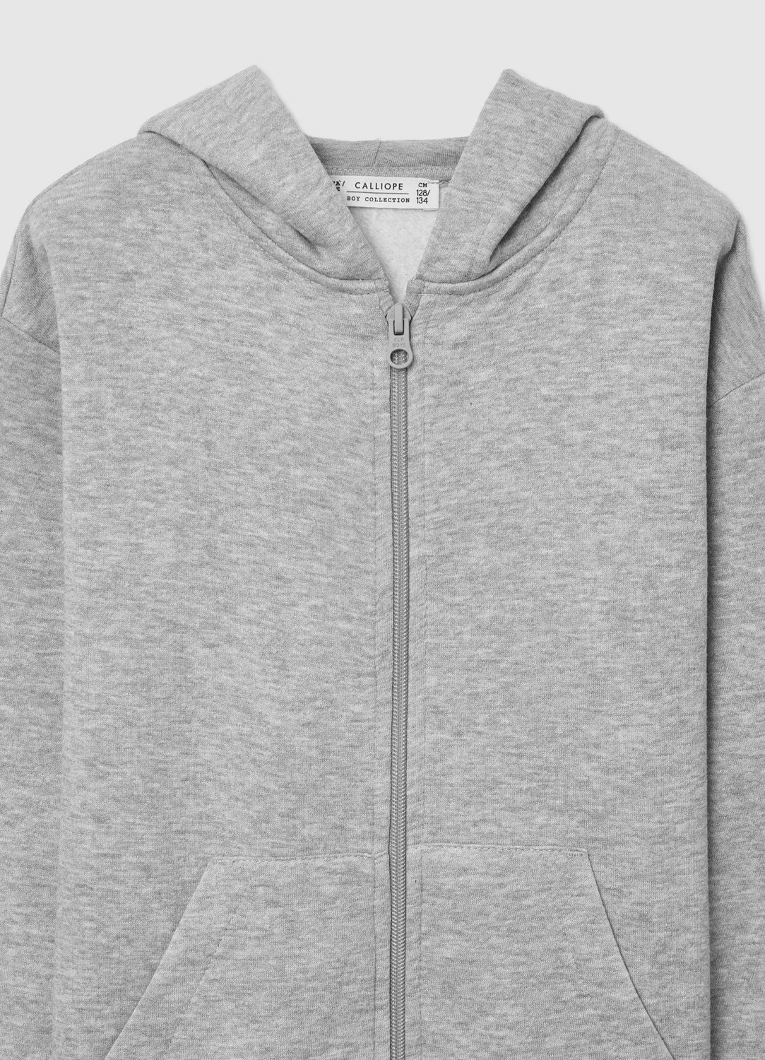 Calliope sweat zippé garçon uni 8-9 ans