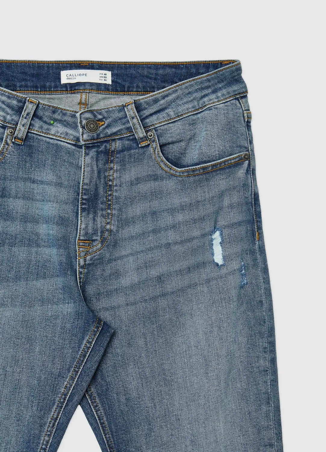 Calliope jean skinny homme déchiré délavé