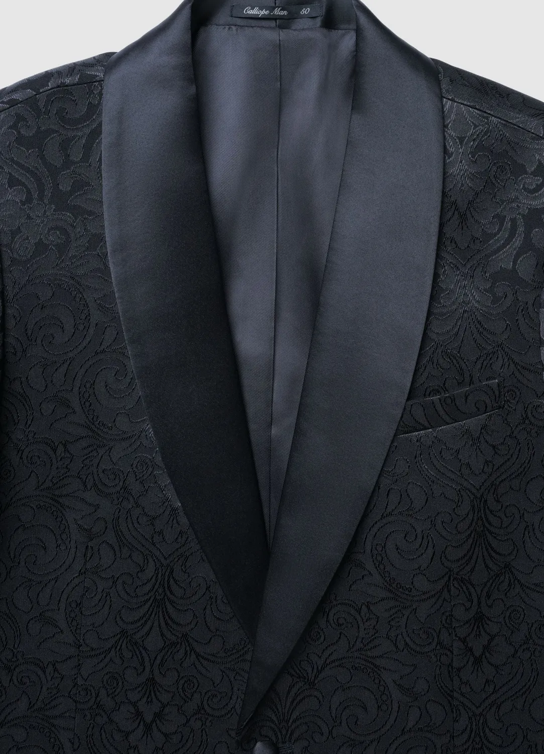 Calliope Damasc blazer homme damassé 50 revers