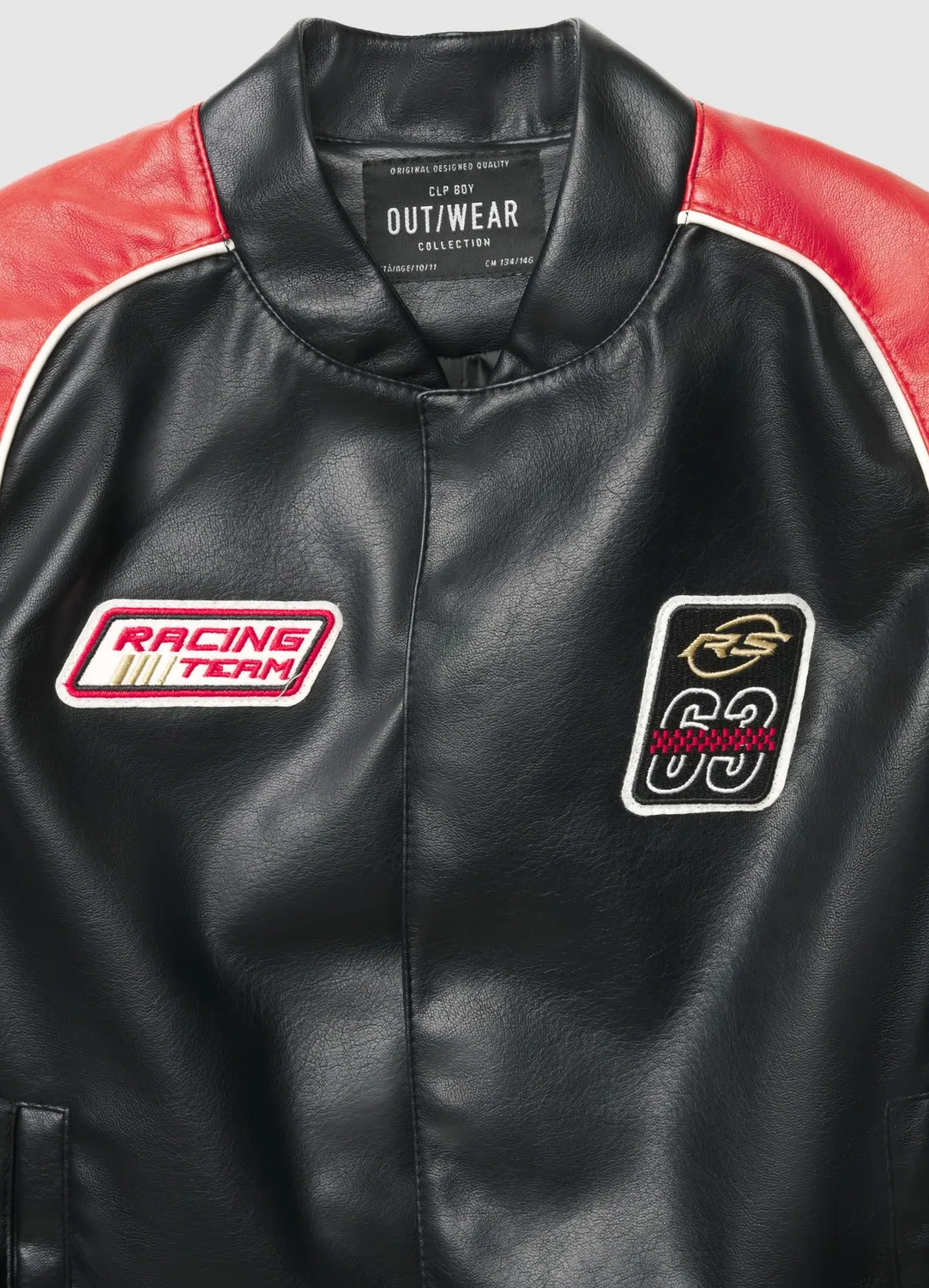 Calliope bomber biker garçon patch racing