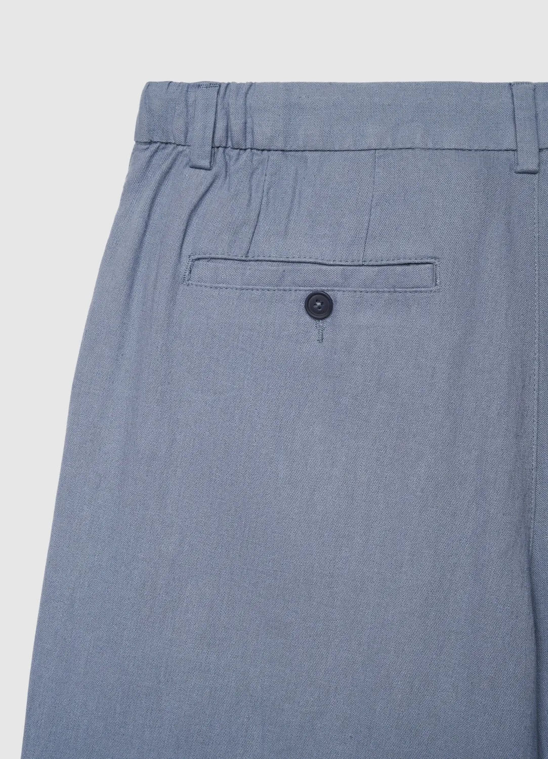 Calliope Bermuda misto lino short homme taille haute
