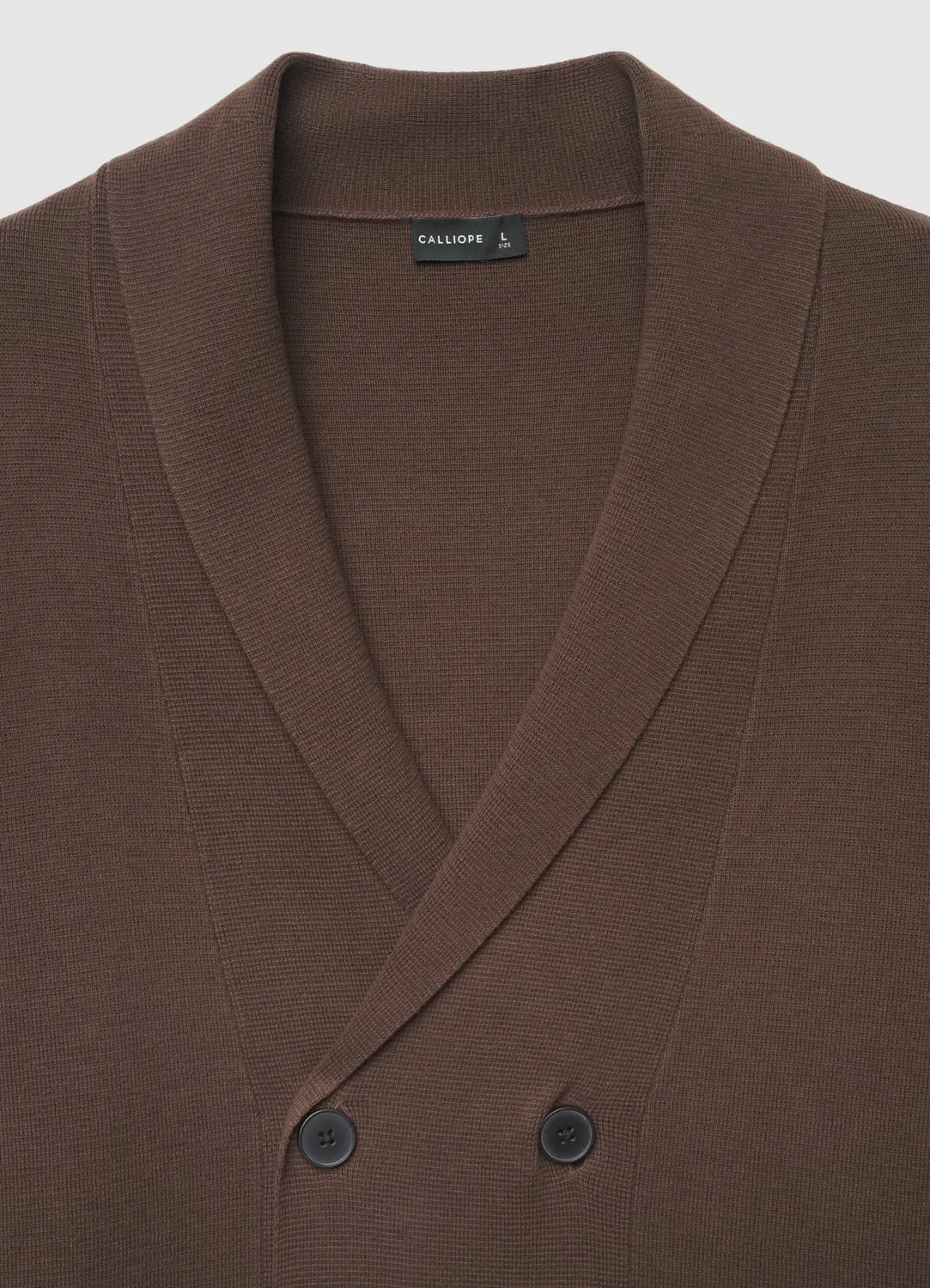 Calliope Cardigan Double Boutonnage cardigan homme col châle