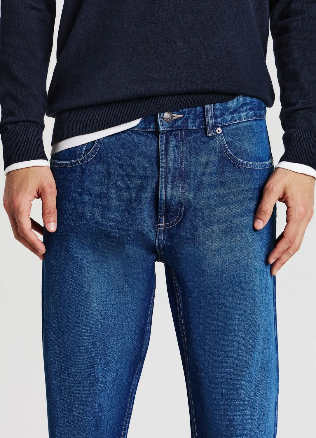 Calliope Jeans Cropped Jean Homme Coton Taille 48
