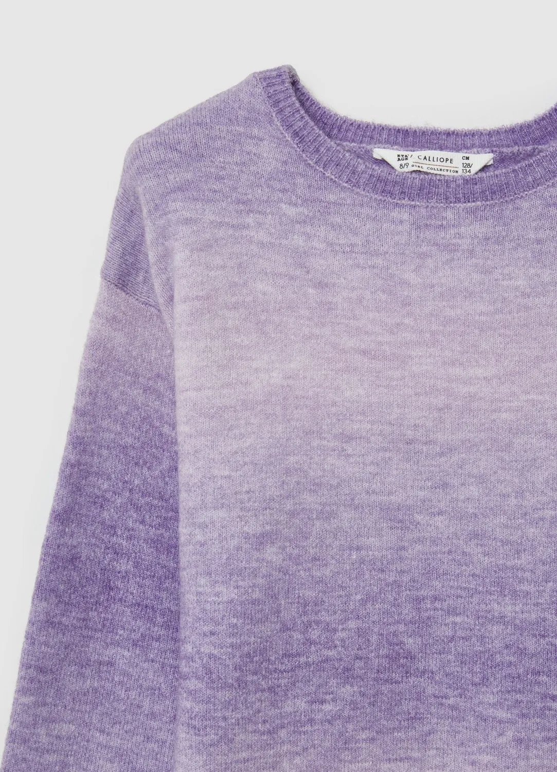 Calliope pull fille dégradé col rond