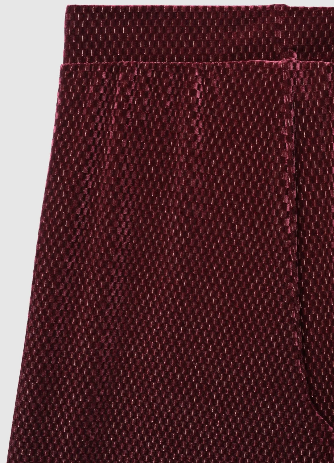 Calliope pantalon palazzo femme chenille brillante