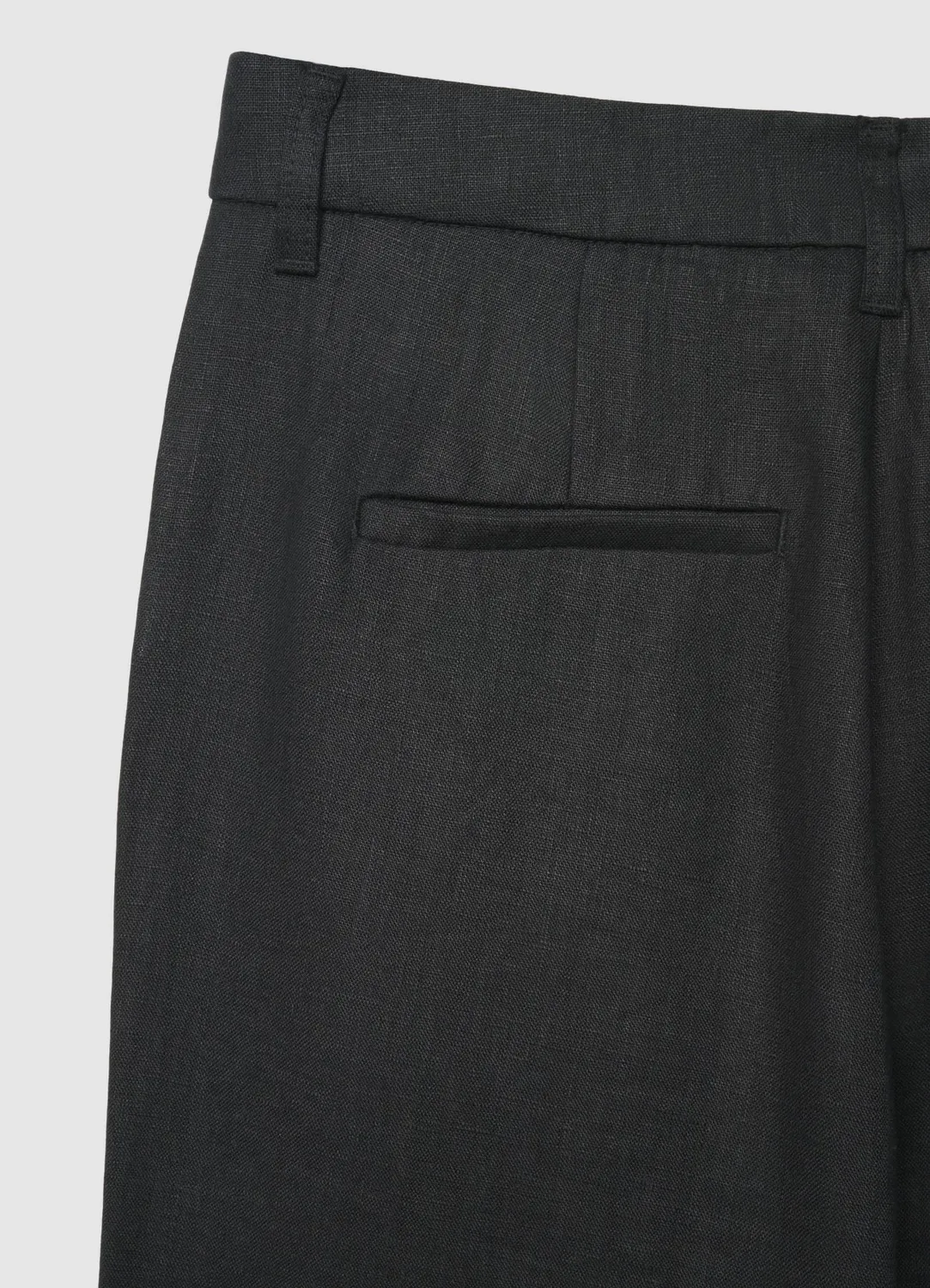 Calliope pantalon palazzo en lin uni