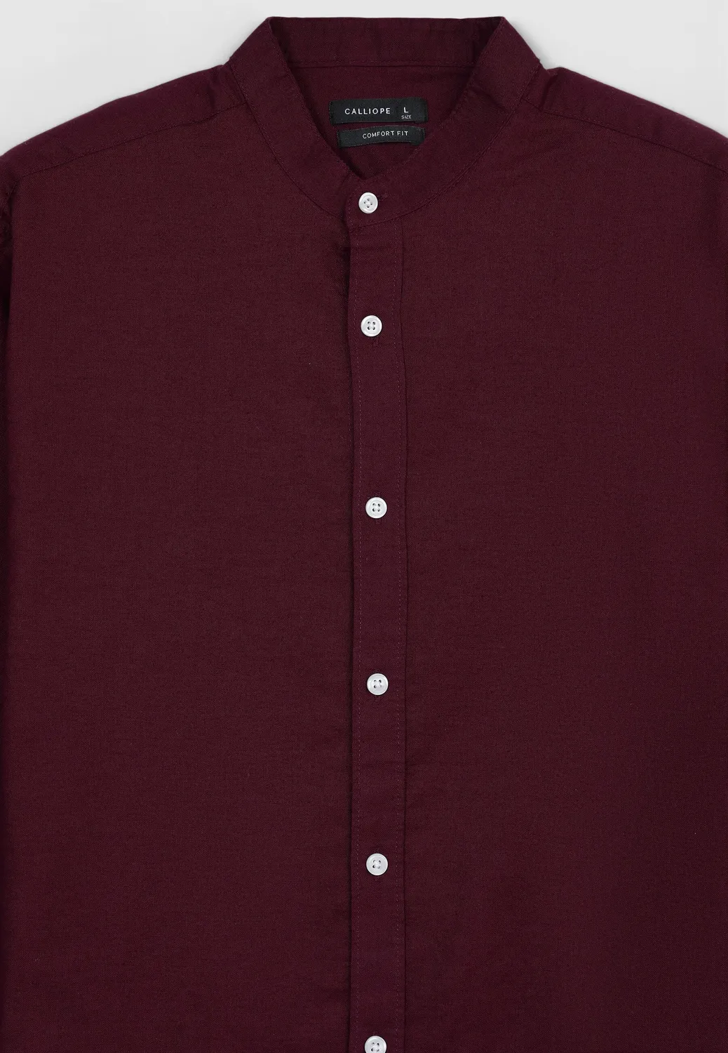 Calliope Coreana chemise homme col coréen en lin
