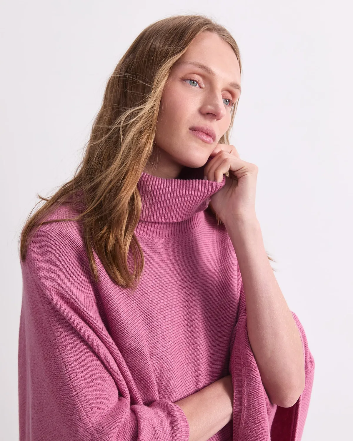 Sportscraft Sunshine poncho laine mérinos col roulé