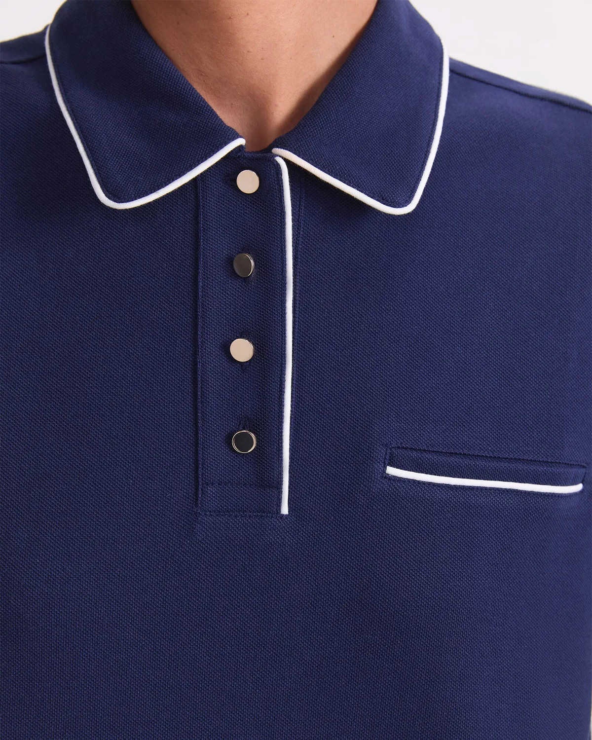 Sportscraft Tara Tipped Pique polo coton femme