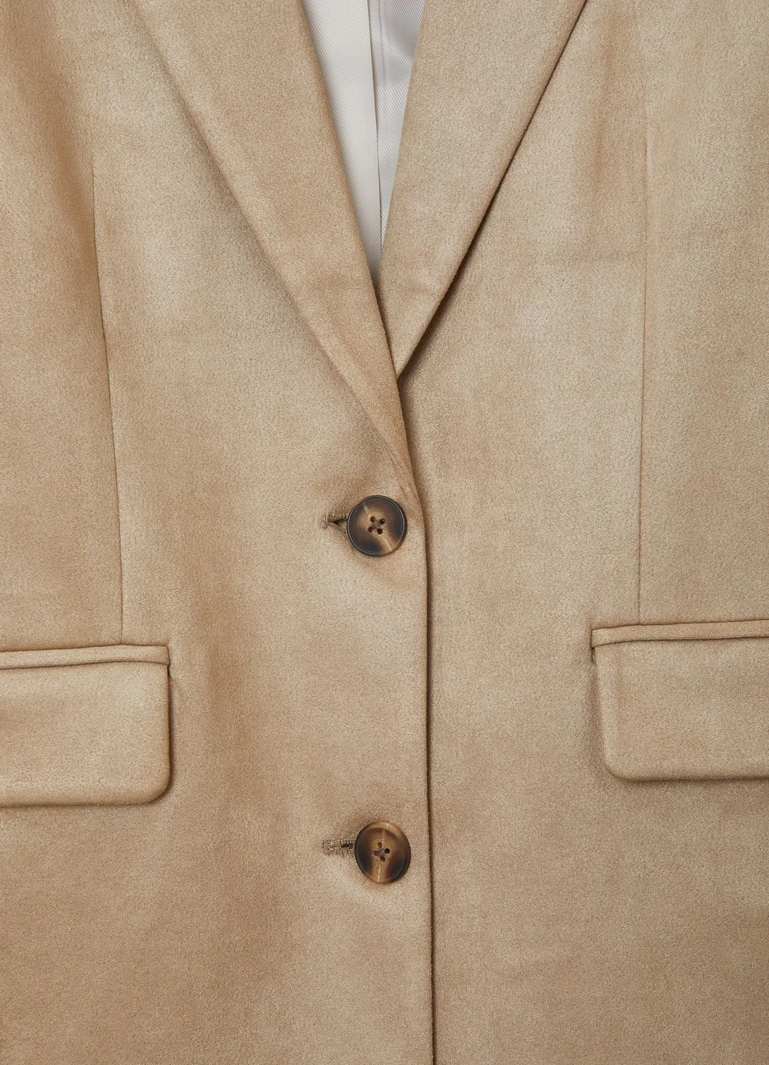 Calliope effet daim blazer femme S à 3XL regular