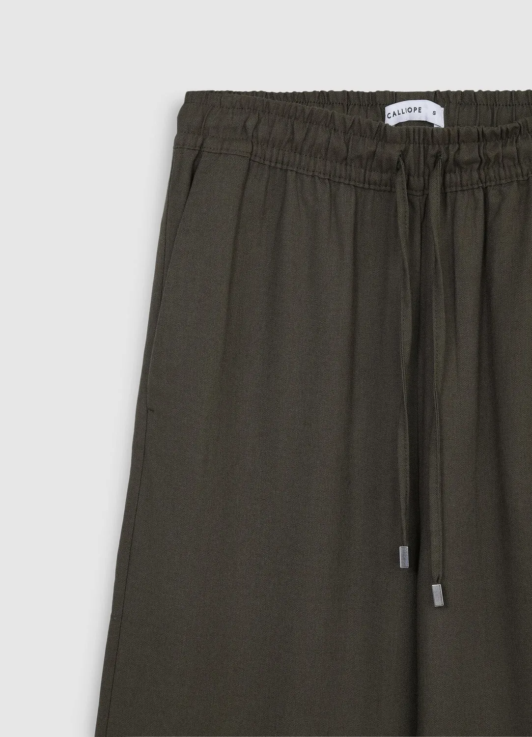 Calliope jogger lin taille élastique femme