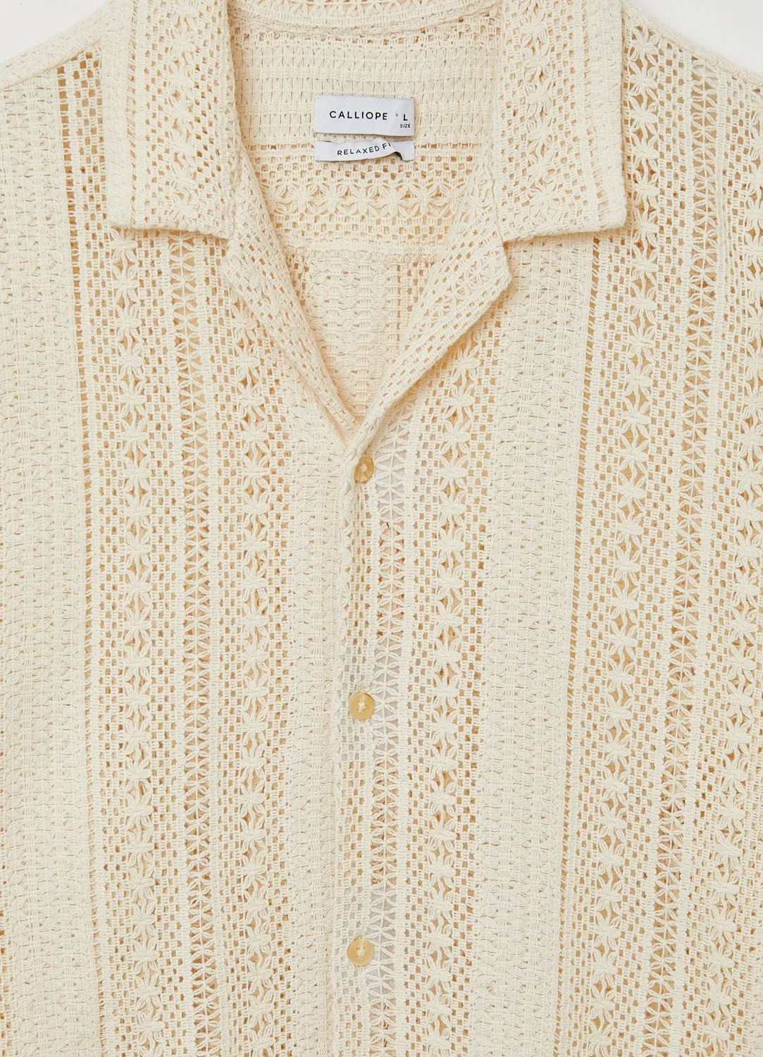 Calliope chemise bowling homme croquet manches courtes