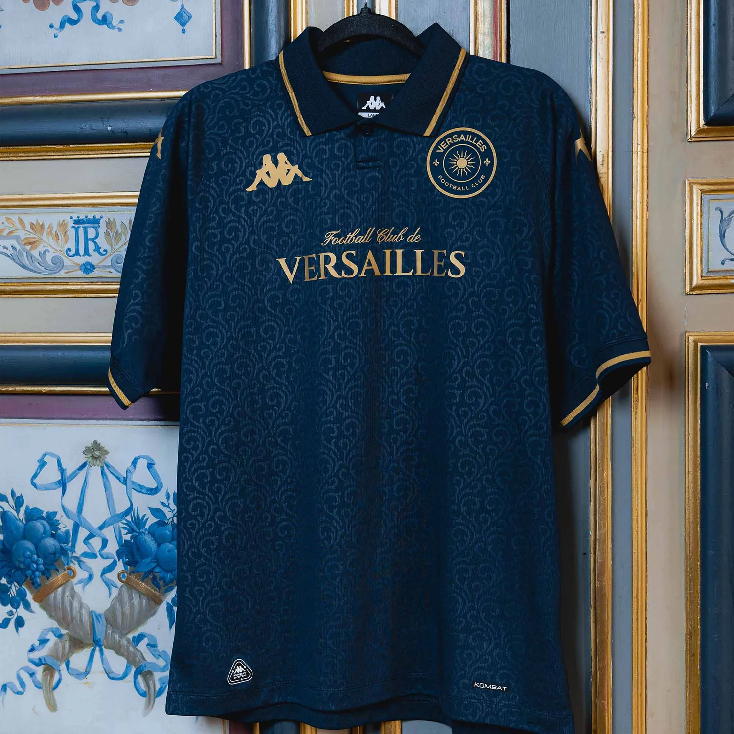 Kappa Kombat FC Versailles 26/27 maillot homme bleu
