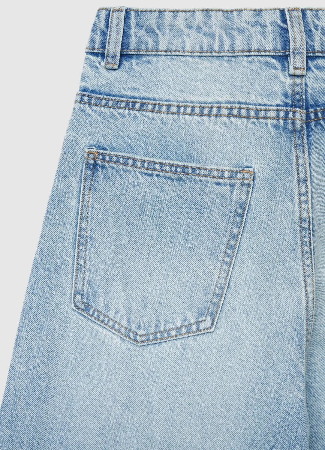 Calliope jean wide leg femme taille haute délavé