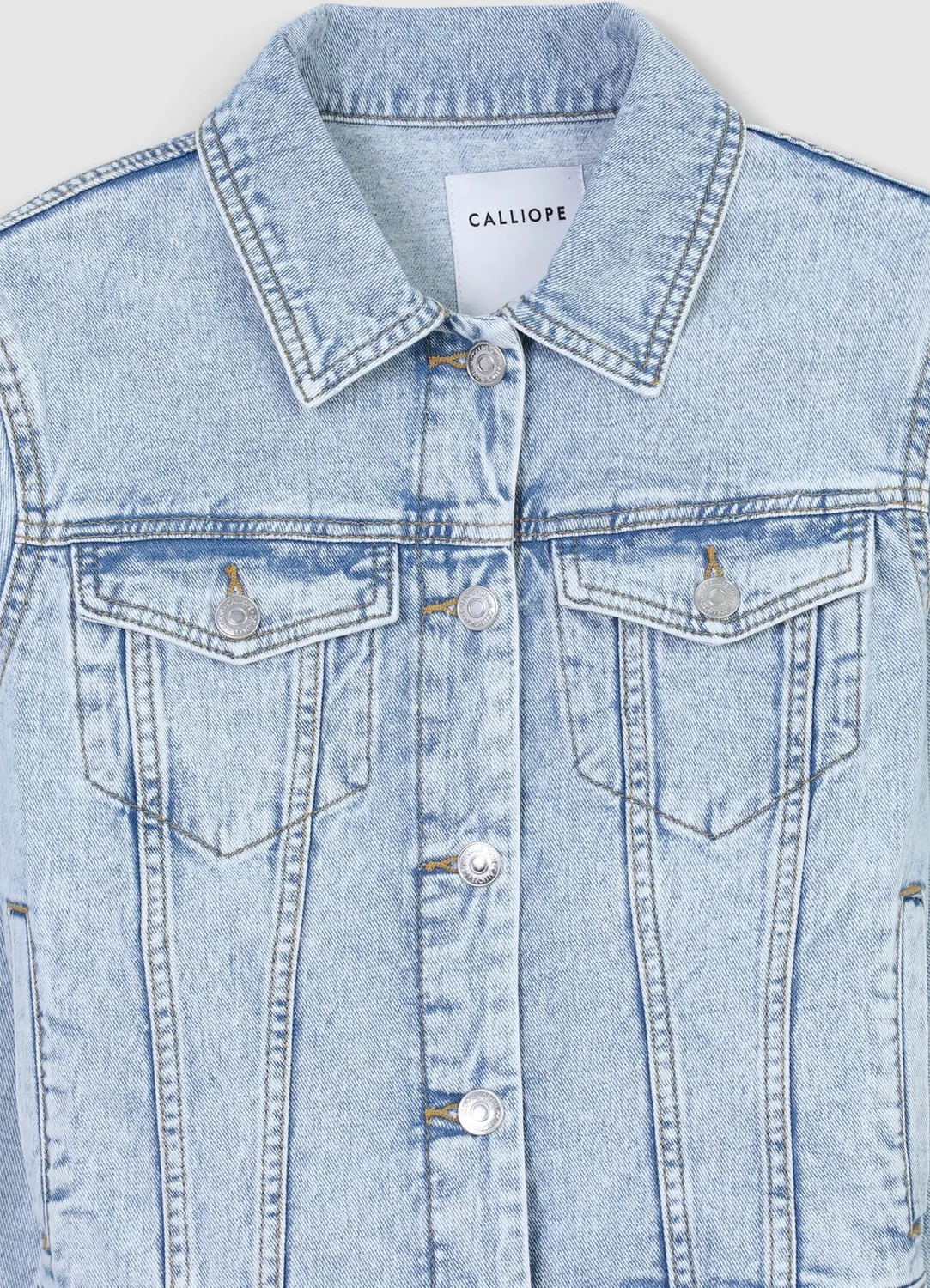 Calliope veste jean denim femme boutons